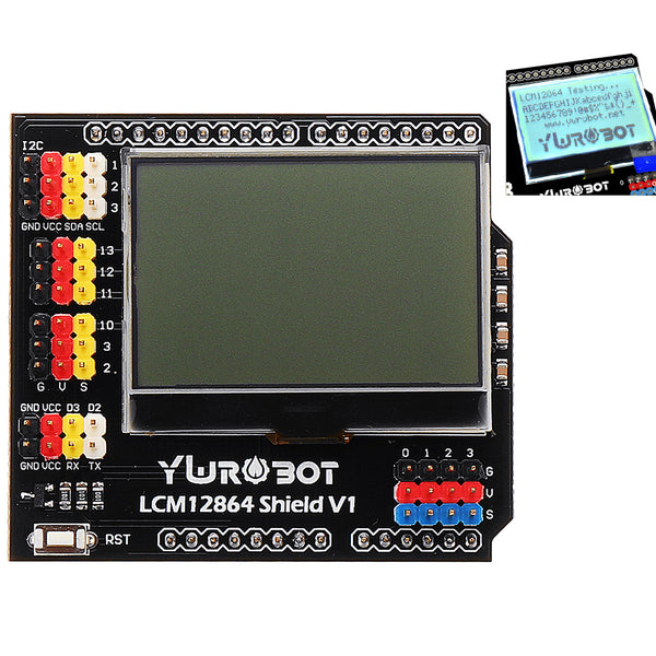 YwRobot LCM12864 Shield LCD Display Expansion Board Electronic Building Blocks