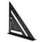 Raitool AR01 260x185x185mm Metric Aluminum Alloy Triangle Ruler Black Triangular Rule