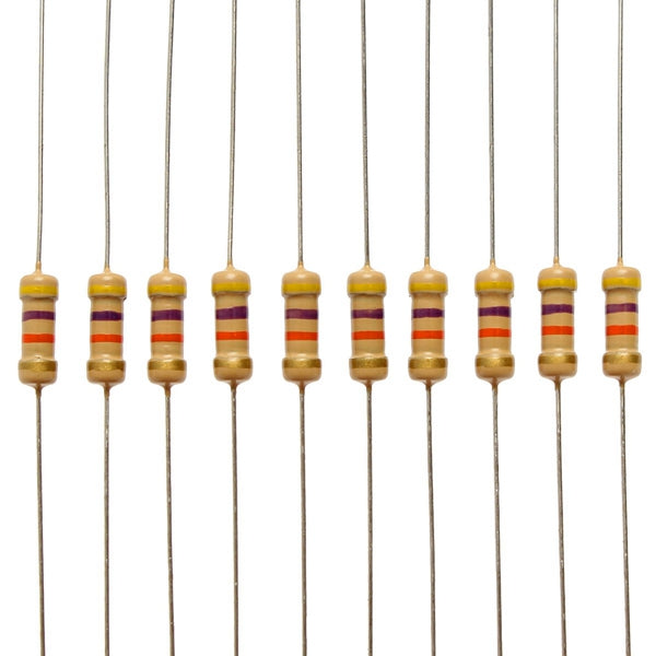 3000pcs 30 Value 1ohm-3M 1/2W Carbon Film Resistor