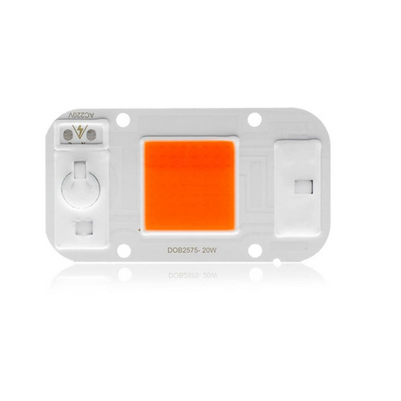 LUSTREON 20W 30W 50W Full Spectrum COB LED Grow Light Chip DIY For Indoor Plant Hydroponice AC220V