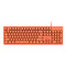 AJAZZ DOUYU DKS100 104 keys USB Wired Monochromatic Light Gaming Keyboard for Desktop PC Computer Laptops