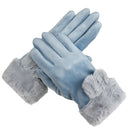 Women Winter Warm Gloves Outdoor Sport Touch Screen Windproof Full-finger Thermal Gloves