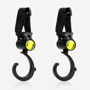 2Pcs Stroller Accessories Organizer for Wheelchair Hooks Baby Pram Throne