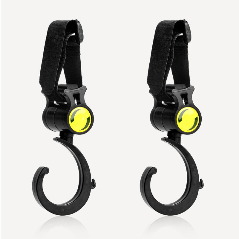 2Pcs Stroller Accessories Organizer for Wheelchair Hooks Baby Pram Throne