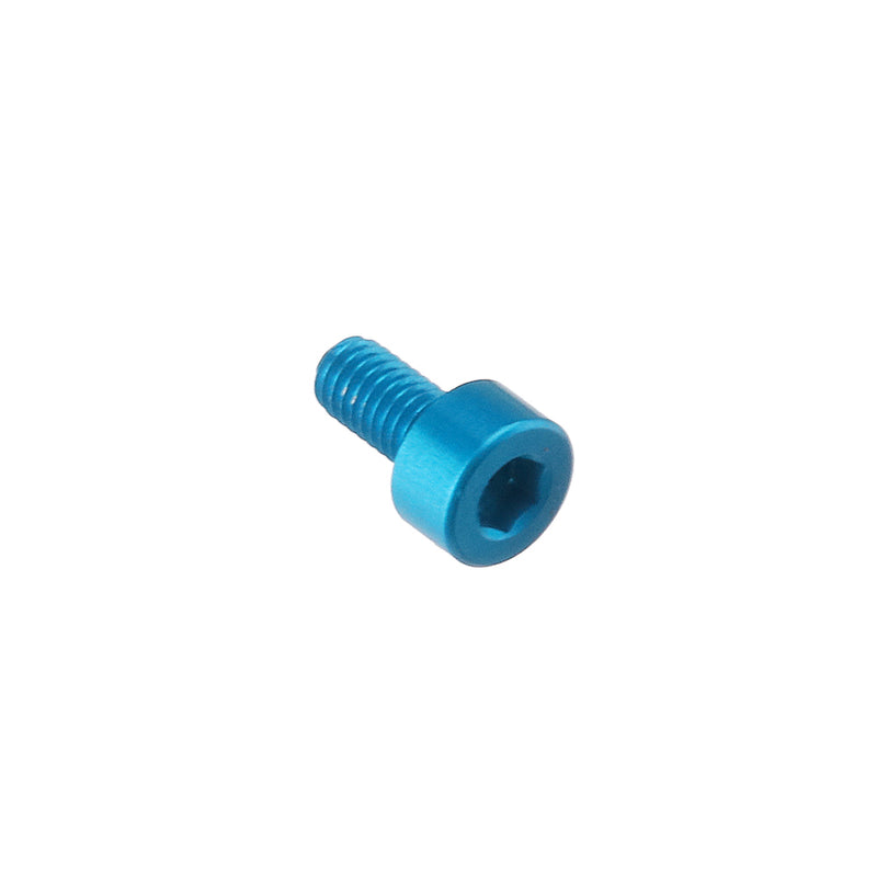 Suleve M3AH10 10Pcs M36mm Hex Socket Screw M3 Cap Head Bolt 7075 Aluminum Alloy Multicolor