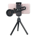 IPRee 12X50 Telescope Universal Camera Clip Aluminum Alloy Tripod High Power Night Light Monocular