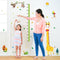 Miico SK9350 Giraffe Height Stickers Children's Room Kindergarten Decorative Wall Stickers DIY Sticker