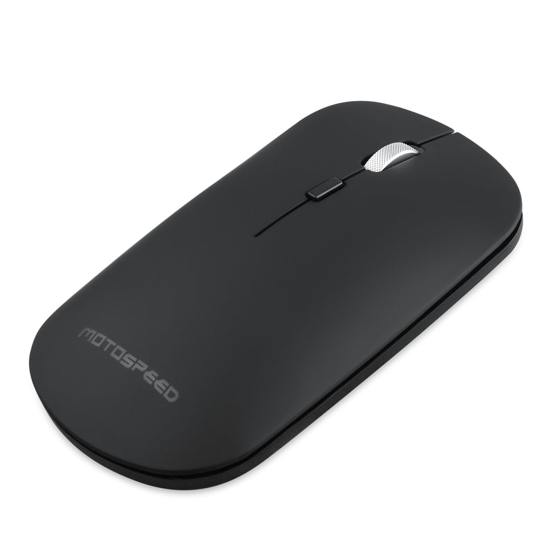 Motospeed BG60 2.4GHz Wireless bluetooth 4.0 LED Chargable Mini Mouse 2400DPI