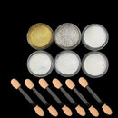 6 Colors Shining Metallic Nail Powder Glitter Shimmer Sequins Chrome Dust Pigment Manicure