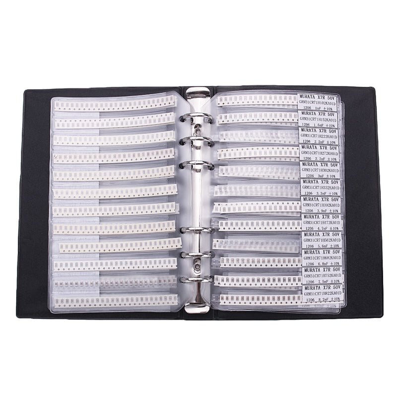 4000pcs 80values*50pcs 1206 SMD Capacitor Assorted Sample Book Kit