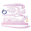 9 Style French Curve Sewing Tool Sew Drawing Template Ruler Kit for Dressmaking Tailoring Designing
