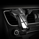 Licheers Metal Glass Gravity Air Vent Car Phone Holder 360 Rotation For 4.0-6.5 Inch Smart Phone