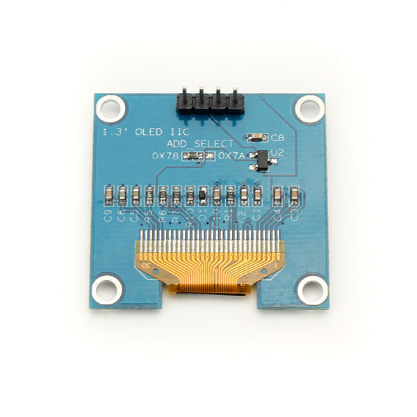 Geekcreit 1.3 Inch 4Pin White OLED LCD Display 12864 IIC I2C Interface Module For
