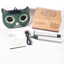 Solar Ultrasonic PIR Sensor Pest Repeller Scarer Deterrent Animal Bird Cat Dog