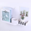 Rotatable Corner Bathroom Kitchen Storage Shelf Rack Holder Wall Shelves Mounted