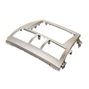 Car Stereo Panel Fascia 2 Din Silver Frame For Toyota Vios Yaris Sedan Belta
