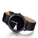 SHENGKE SK K0090 Creative Dial Fashion Women Casual Funny Leather Band Quartz Watch