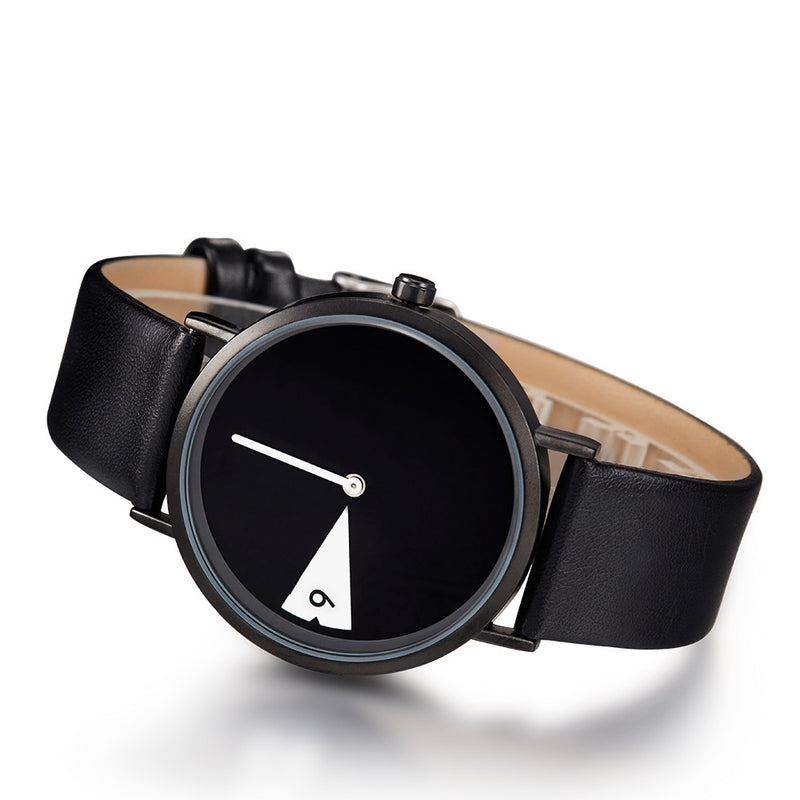 SHENGKE SK K0090 Creative Dial Fashion Women Casual Funny Leather Band Quartz Watch