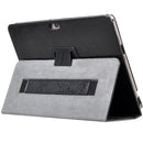 PU Leather Folding Stand Case Cover for ALLDOCUBE Cube T10 Plus Free Young X7 Tablet Black