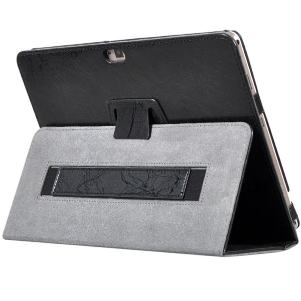 PU Leather Folding Stand Case Cover for ALLDOCUBE Cube T10 Plus Free Young X7 Tablet Black