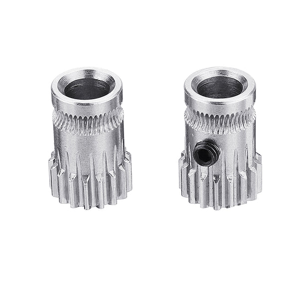 Stainless Steel Two-way Driver Feeding Wheel Gear Extruder For 1.75mm Filament 3D Printer Part