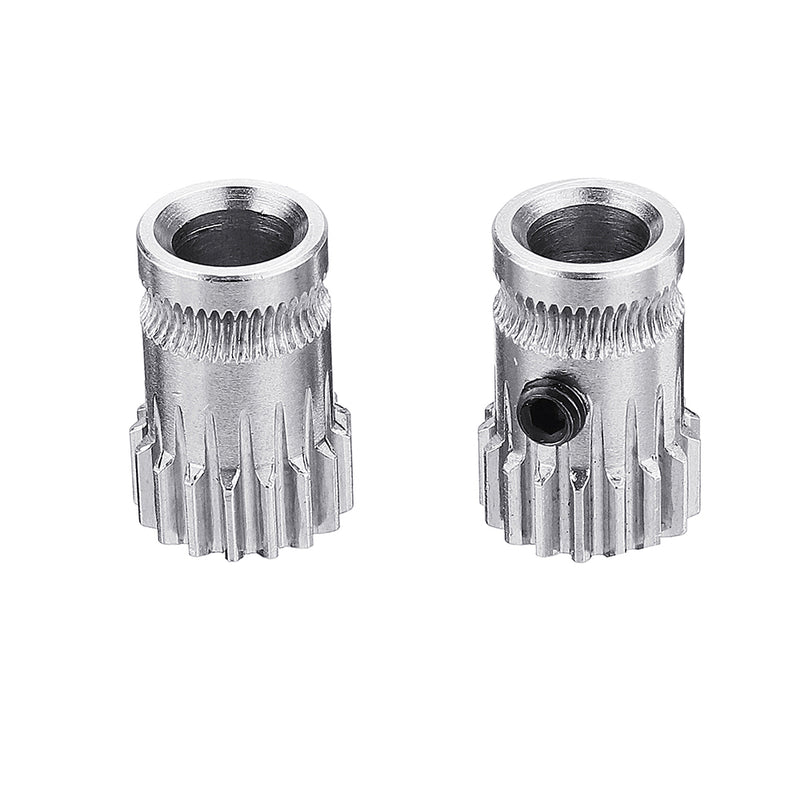 Stainless Steel Two-way Driver Feeding Wheel Gear Extruder For 1.75mm Filament 3D Printer Part