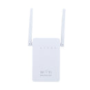 300Mbps  802.11 Dual Antennas Wireless Wifi Range Repeater Booster AP Router UK Plug