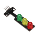 3pcs 5V LED Traffic Light Display Module Electronic Building Blocks Board For