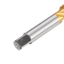 Drillpro 1/2-3/4 Imperial Spiral Flute Hand Tap HSS Titanium Coated Machine Screw Plug Tap Drill