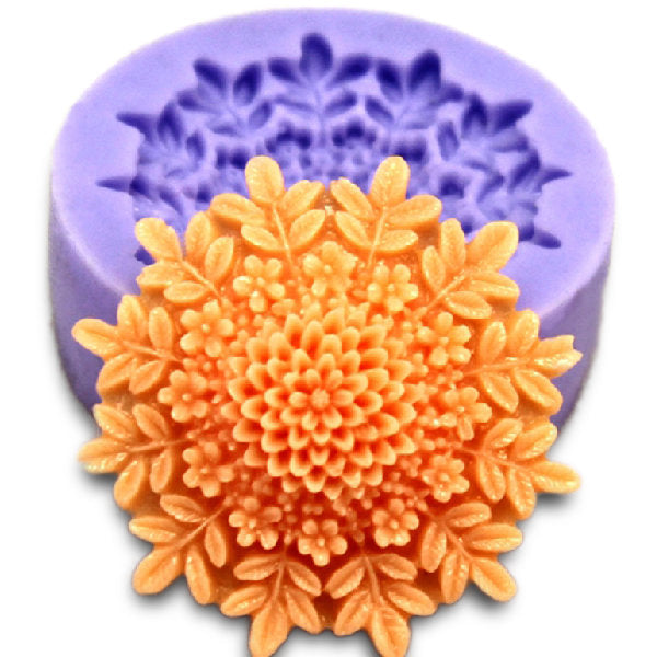 3D Mini Peony Fondant Mold Silicone Cake Chocolate Moulds Cake Decorating Baking Tool