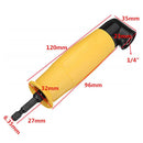 1/4 Inch Hex Reversible Ratchet Socket Adapter 90 Right Angle Extension Driver Screwdriver Bit Holder