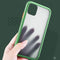 CAFELE Shockproof Anti-fingerprint Ultra-thin Frosted Soft Silicon Edge+Hard PC Translucent Protective Case for iPhone 11 6.1 inch