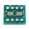 90pcs PCB Board Kit SMD Turn To DIP Adapter Converter Plate FQFP 32 44 64 80 100 HTQFP QFN48 SOP SSOP TSSOP 8 16 24 28