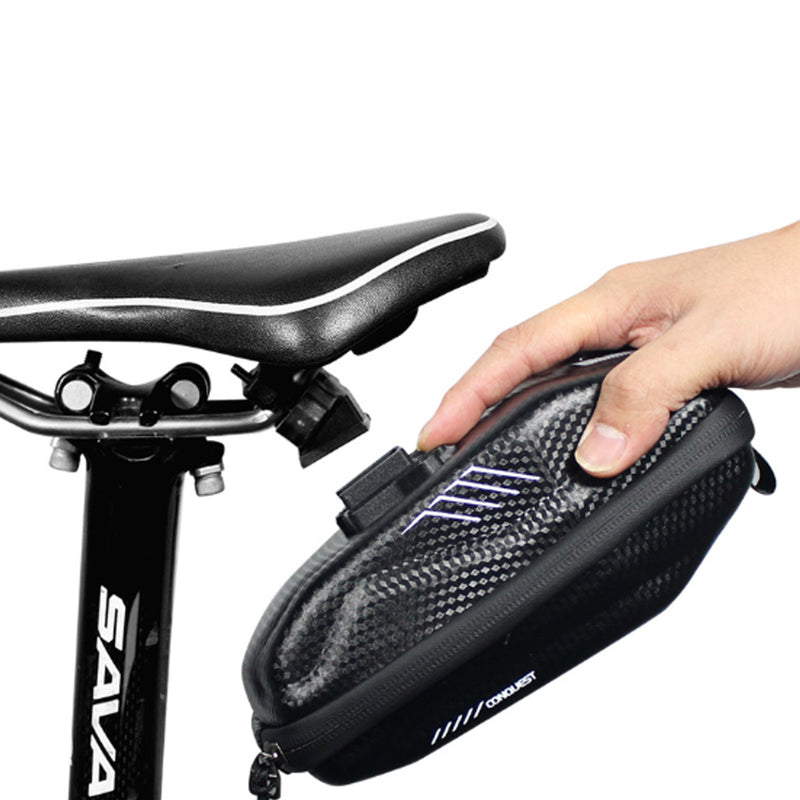 0.8L Waterproof Tail Rear Tube MTB Bike Cycling Bicycle Bag Wear Resistance EVA