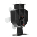 Circulation Thermal Power Fan 5-Blade Heat Powered Stove Fan for Wood/Log Burner/Fireplace Eco Friendly