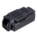 50pcs Black 60*30*18mm Wall-mounted Type Temperature And Humidity Sensor Housing Smoke Gas Sense Plastic Housing