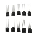 Geekcreit 600Pcs TO-92 NPN PNP Bipolar Transistor 15 Value Assortment Kit