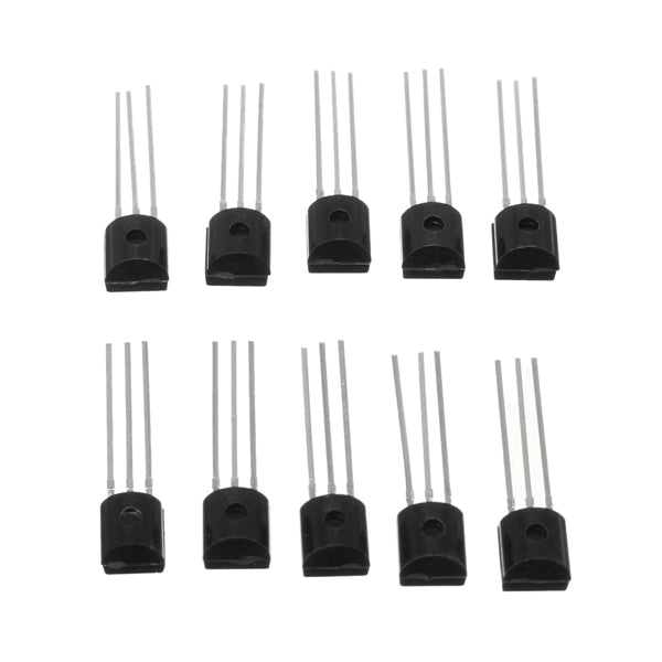 Geekcreit 600Pcs TO-92 NPN PNP Bipolar Transistor 15 Value Assortment Kit