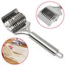 Spaghett Noodle Maker Lattice Roller Dough Cutter Tool Stainless Steel