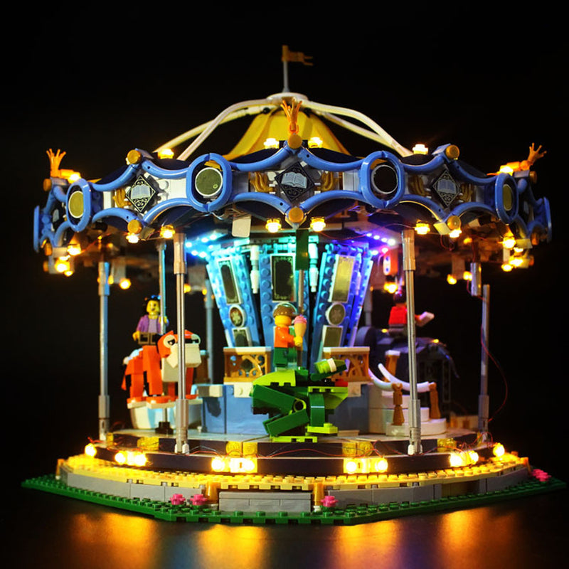 LED Light Lighting Kit ONLY For LEGO 10257 Merry-go-round Building Bricks Toys