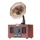 Portable Gramophone Shape Wireless bluetooth Speaker Support TF card AUX U-Disk