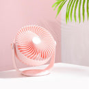 Well Star WT-F12 Portable Mini USB Fan Air Cooling Fan 360 Rotating Fan Chargable Air Cooler Silent Cooling Fans With USB Cable For Home Office Student Dormitory Outdoors