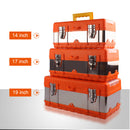 MYTEC Stainless Steel Tool Box Household Multifunctional Box Large Iron Sheet Maintenance Storage Box Hardware Portable Storage Box