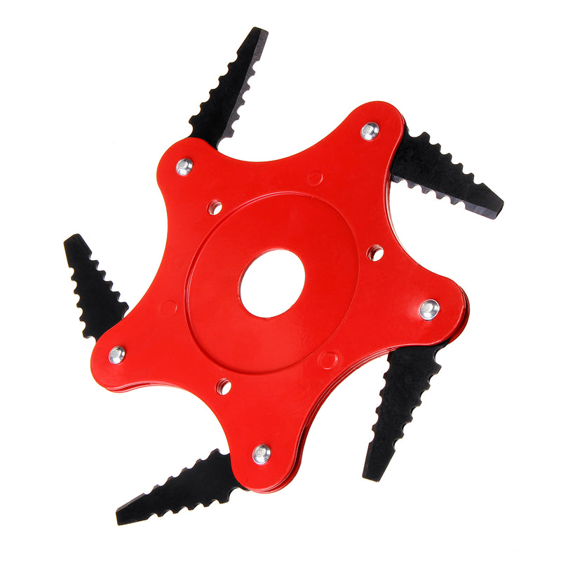 Upgrade 5 Sawtooth Steel Blades Trimmer Head Lawn Mower Grass Weed Eater Brush Cutter