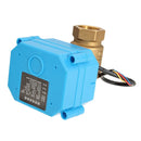 DC12V DN15 CR02 Electrical Valve G1/2 Inch 2 Way CR02 3-Wire Brass Motorized Ball Valve
