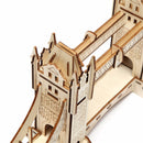 3D Jigsaw London Tower Bridge Woodcraft Assembly Handicraft Home Decor DIY Model Puzzle IQ Challenger