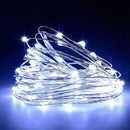 5M 50leds USB Silver Wire String Fairy Light for Wedding Christmas Party Decor