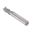 Drillpro 4-10mm HSS-CO 3 Flutes Milling Cutter CNC Milling Tool for Steel