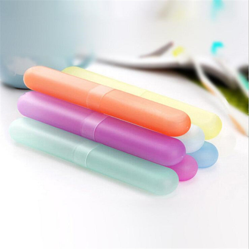 Honana BX Portable Toothbrush Cover Holder Travel Hiking Camping Brush Cap Case Toothbrush Storage