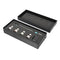 Crystal Glass Dip Pen Set Glass Sign Pen Non-carbon Ink Fountain Signature Writing with Gift Box